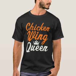 Camiseta Reina de Alas de Pollo Buffalo Amante de Alas de P