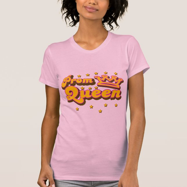 Camiseta Reina de baile de fin de curso (Anverso)