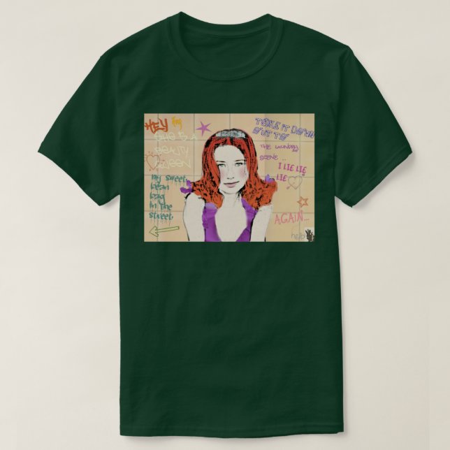 Camiseta Reina de belleza (Diseño del anverso)