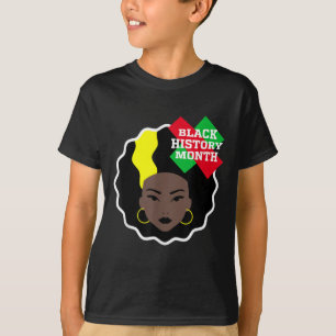 Camiseta Reina de belleza afroamericana chicas historia neg