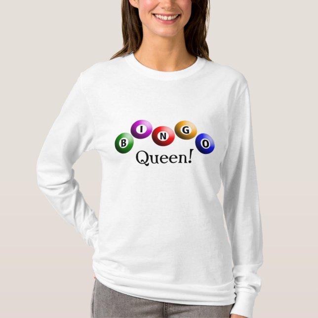 Camiseta ¡Reina de Bingo! (Anverso)