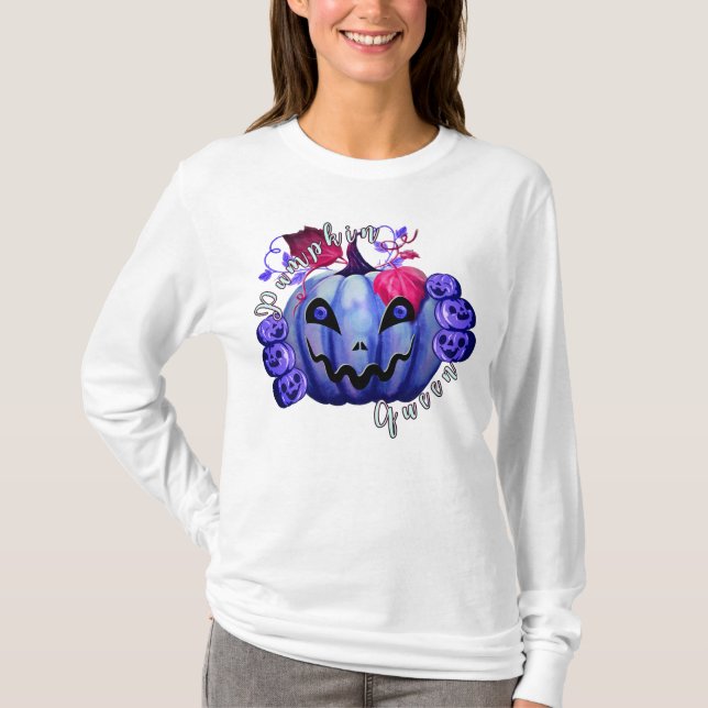 Camiseta Reina de calabaza (Anverso)