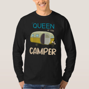 Camiseta Reina De Camper Van Rv Camping Road