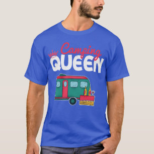 Camiseta Reina de Camping Caravana niño