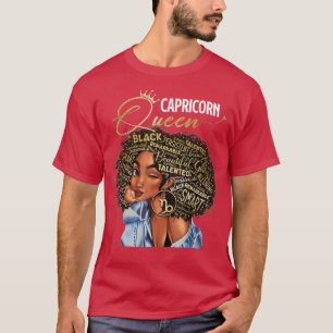 Camiseta Reina de Capricornio Dulce Como Regalo De Cumpleañ