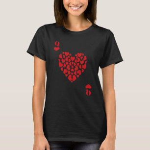 Camiseta Reina De Corazones Pareja Pareja San Valentín