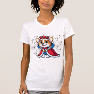 Camiseta reina de corgi