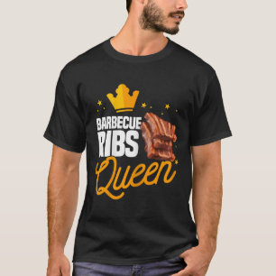 Camiseta Reina de Costillas de Rbecue Divertidas Especi