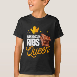 Camiseta Reina de Costillas Divertidas Barbacoa Sazonador d