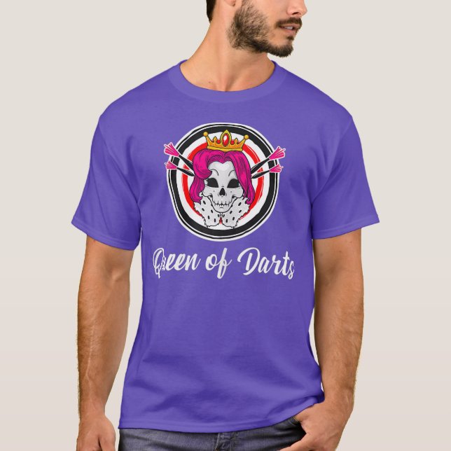 Camiseta Reina de Darts Skull Dart (Anverso)