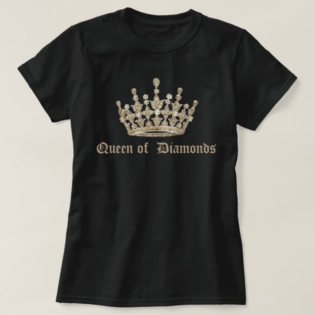 Camiseta Reina de diamantes (Diseño del anverso)