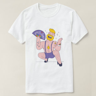 Camiseta Reina de diversión del Orgullo LGBTQIA con tatuaje
