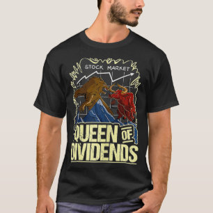 Camiseta Reina de dividendos de mujeres toros contra accion