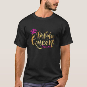 Camiseta Reina de duodécimo cumpleaños de 12 años desde 201