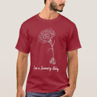 Reina de Enero - Flor de Nacimiento Clavel Cumplea