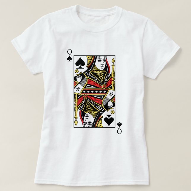 Camiseta Reina de espadas (Diseño del anverso)
