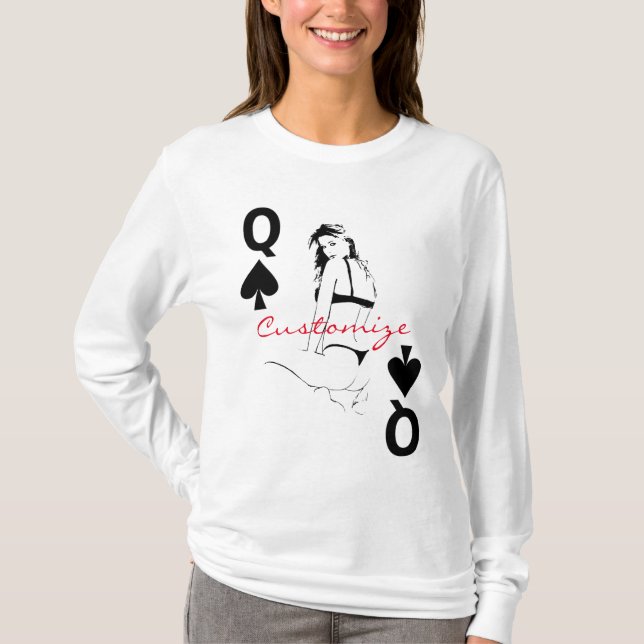 Camiseta Reina de espadas Chica de bikini Thunder_Cove (Anverso)