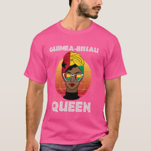 Camiseta Reina de Guinea-Bissau Reina africana Guinea-Bissa