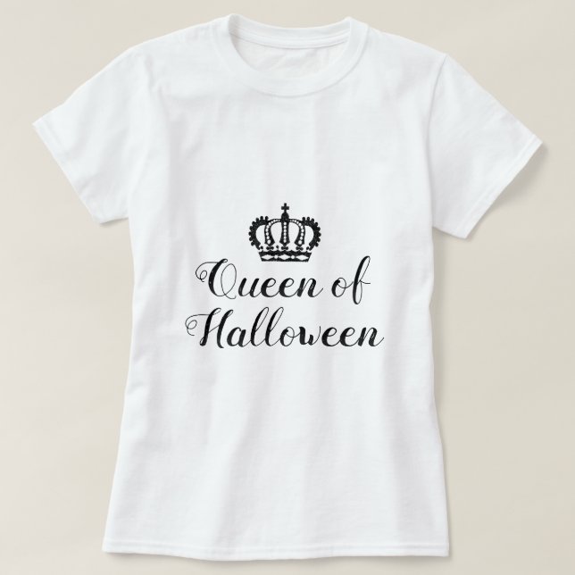 Camiseta Reina de Halloween (Diseño del anverso)