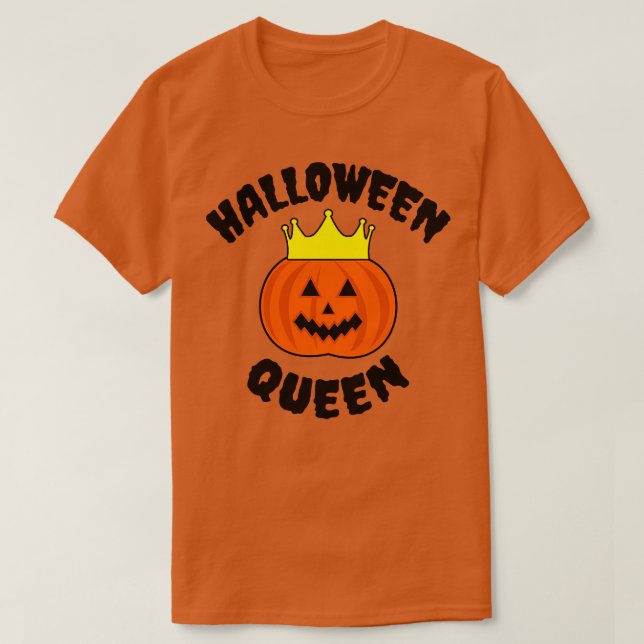 Camiseta Reina de Halloween (Diseño del anverso)
