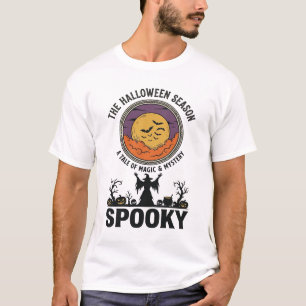 Camiseta Reina de Halloween Little Miss Retro Witch_1