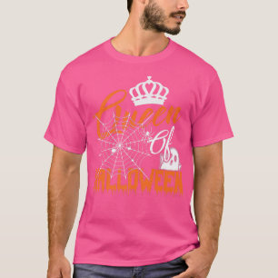 Camiseta Reina De Halloween Truco O Trae Ropa Fantasma