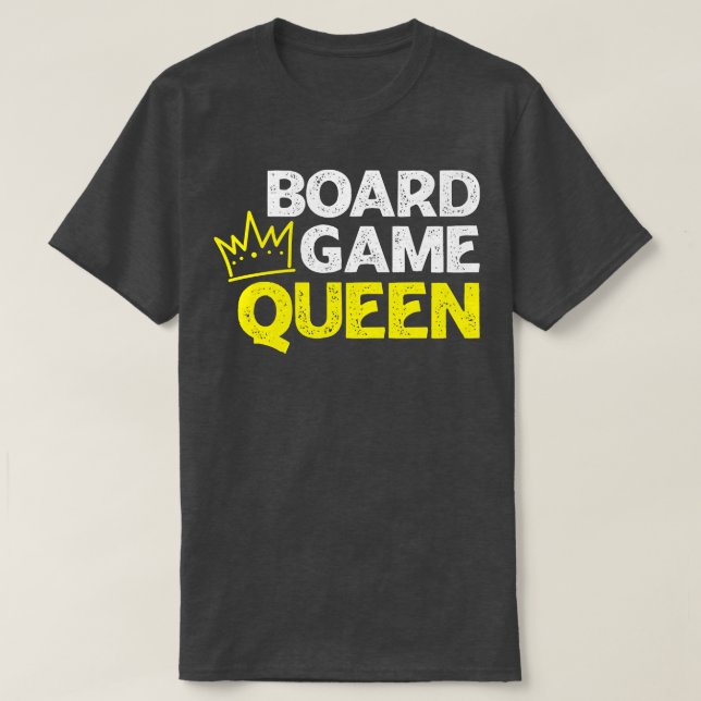 Camiseta Reina de juego de mesa (Diseño del anverso)