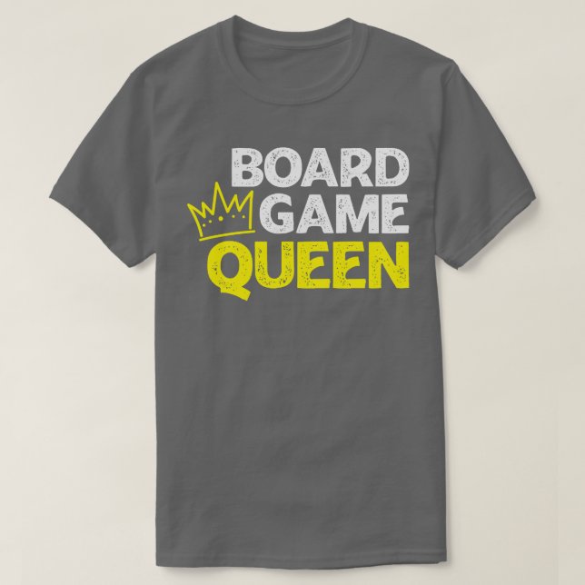Camiseta Reina de juego de mesa (Diseño del anverso)