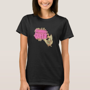 Camiseta Reina de juego de tablero de mosaico de voz vintag