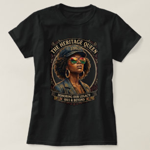 Camiseta Reina de Juneteenth Orgullo Negro, Am