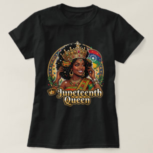 Camiseta Reina de Juneteenth Orgullo Negro Tee, He