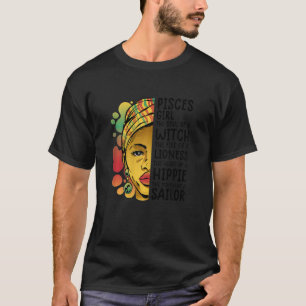 Camiseta Reina De La Astrología De Las Mujeres Piscis Zodia