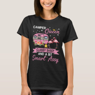 Camiseta Reina de la autocaravana Cly Sy Inteligente Y Rega