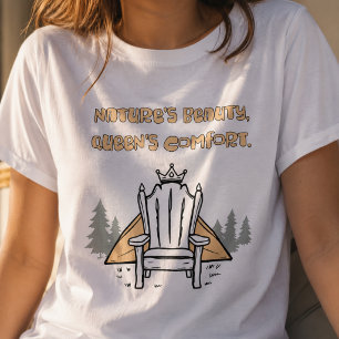 Camiseta Reina de la Belleza de la Naturaleza Confort Lujo