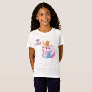 Camiseta Reina de la Belleza Diseño Glamuroso Elegante Co