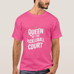 Camiseta Reina de la cancha de baloncesto