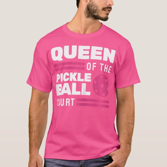 Camiseta Reina De La Cancha De Pickleball (Anverso)