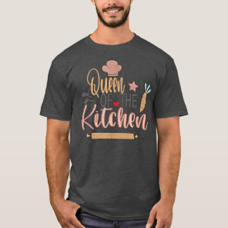 Camiseta reina de la cocina maestro cocinero cocinero gorra