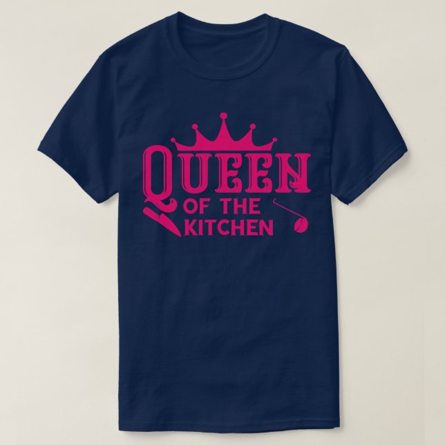 Camiseta Reina De La Cocina Mujer Chef (Diseño del anverso)