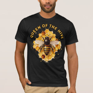 Camiseta Reina De La Colmena Gráfica De Abeja De Miel