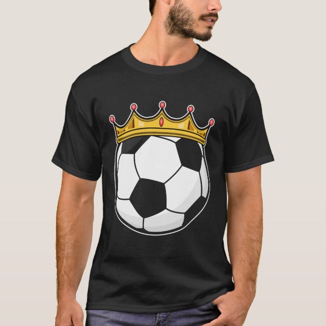 Camiseta Reina de la corona de fútbol (Anverso)