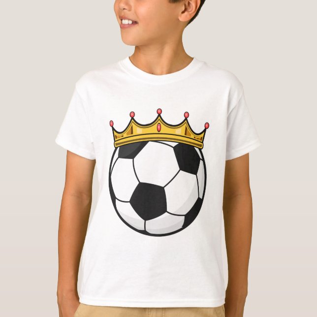 Camiseta Reina de la corona de fútbol (Anverso)