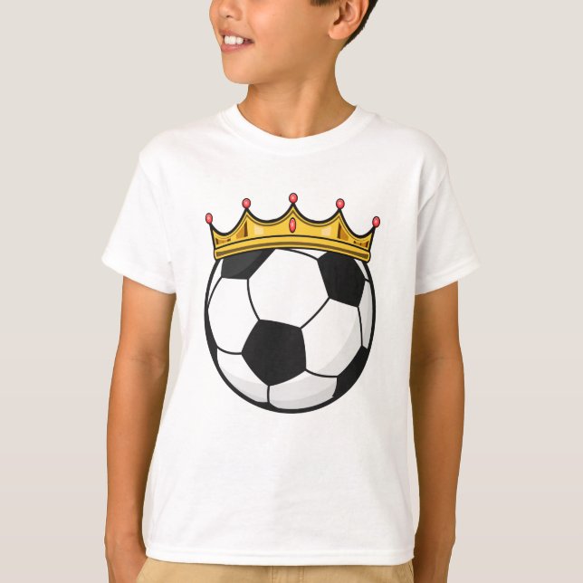 Camiseta Reina de la corona de fútbol (Anverso)