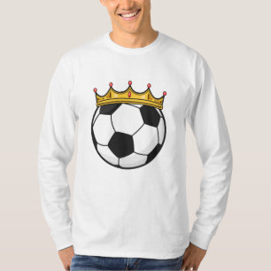 Camiseta Reina de la corona de fútbol
