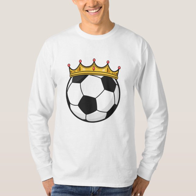 Camiseta Reina de la corona de fútbol (Anverso)