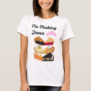 Camiseta Reina de la elaboración de tartas