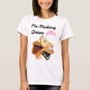 Camiseta Reina de la elaboración de tartas