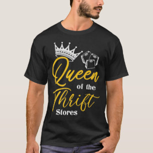 Camiseta Reina de la estafa de la tienda Thrift