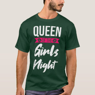 Camiseta Reina de la fiesta de chicas de mujeres novia dama