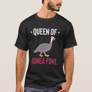 Camiseta Reina de la gallina de Guinea ave